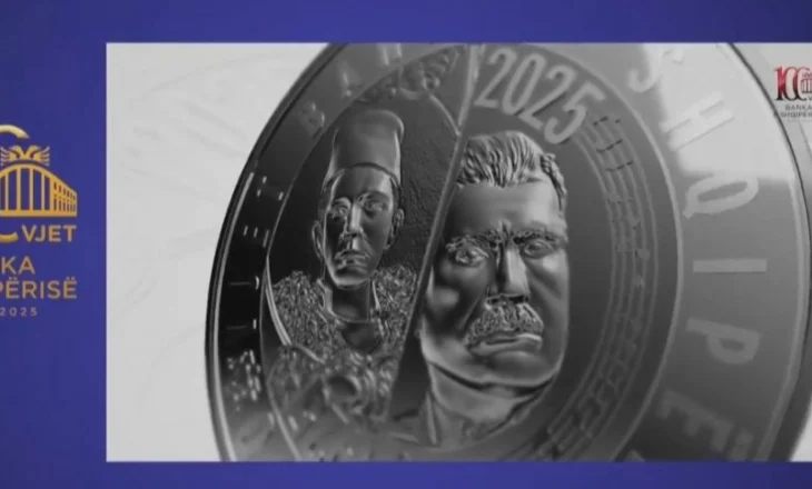 ‘100-vjetori’/ Banka e Shqipërisë prezanton monedhën e re