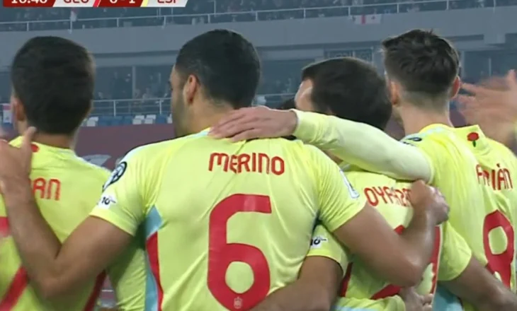 45′ e para: Spanja mbaron punë shpejt ndaj Gjeorgjisë, Turqia dhe Austria “ok” (video)