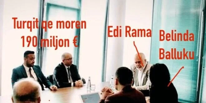 Afera e Tunelit të Llogorasë/ Del foto e “zhdukur” e takimit të Ramës me turqit në Ankara