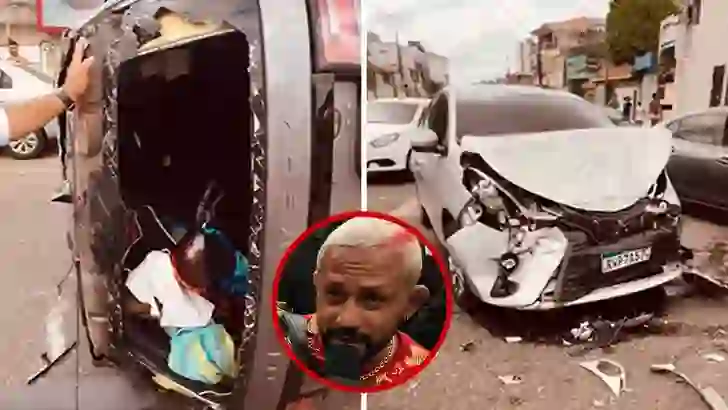 Aksident automobilistik për ish-kampionin e botës në UFC, makina e tij përmbyset në rrugë pas përplasjes