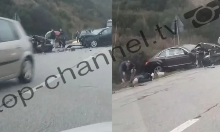 Aksident i rëndë në aksin Levan-Tepelenë, dyshohet për disa të plagosur