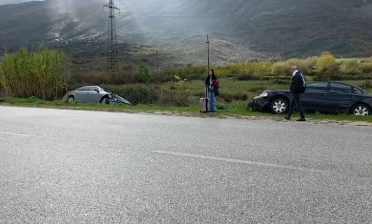 Aksident në rrugën Tepelenë-Gjirokastër