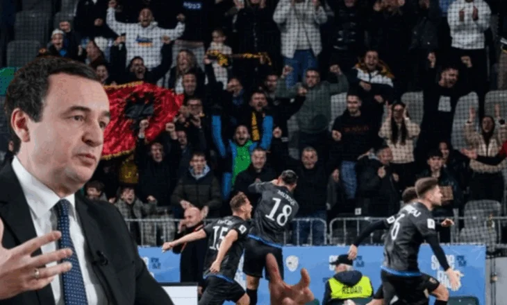 Albin Kurti motivon ‘Dardanët’: 1 milion euro nëse Kosova shkon në Botërorin 2026!