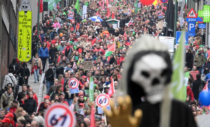 Asnjë fluturim në vend, shkollat dhe transporti i mbyllur! Belgjika paralizohet nga greva tre-ditore kundër reformave të qeverisë