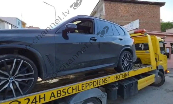 Atentati në Lushnjë/ Pamjet e automjetit të Julian Sulës, “BMW” kudo me shenja plumbash