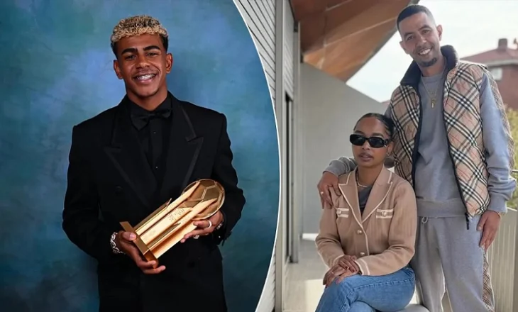 Babai i Yamal njofton fejesën me partneren 16 vite më të re se ai: “Çfarë kombinimi!”