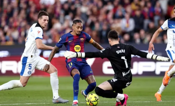 Barcelona e nis keq, por bën detyrën ndaj Alaves. Presioni kalon te Real Madrid (video)