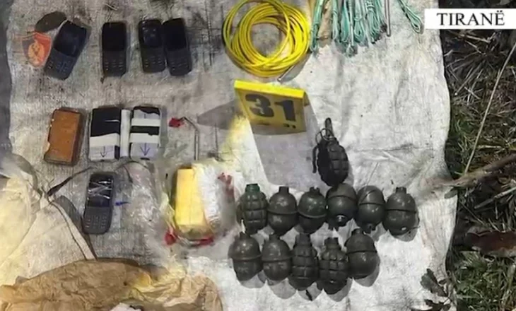 “Baza” e armëve në Nikël, policia jep detaje: U gjetën kallëpe tritoli, granata dore, automatikë e drogë