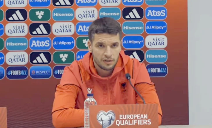 Berat Gjimshiti flet si lider, përmend Botërorin si objektiv të Kombëtares kuqezi