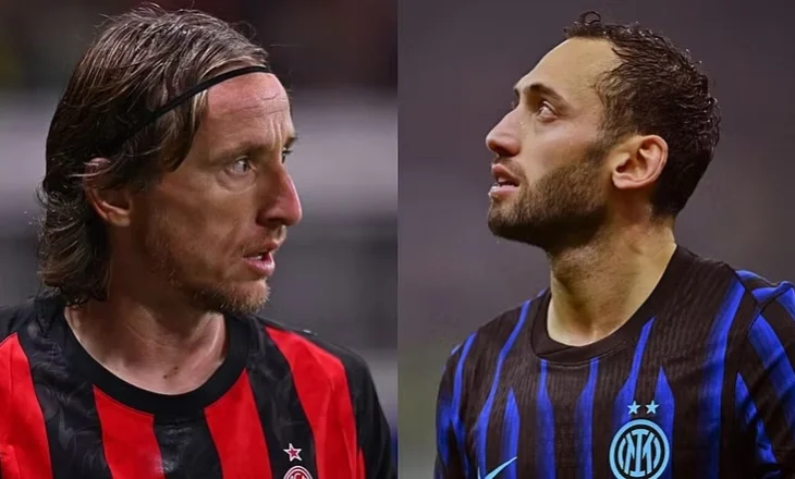 Calhanoglu sfidon mjeshtrin Modric, dueli i mesfushës që ndez derbin e Madoninës