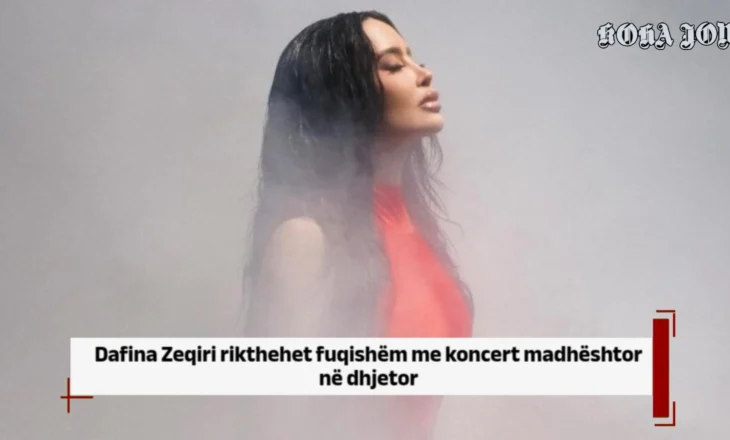 Dafina Zeqiri rikthehet fuqishëm me koncert madhështor në dhjetor