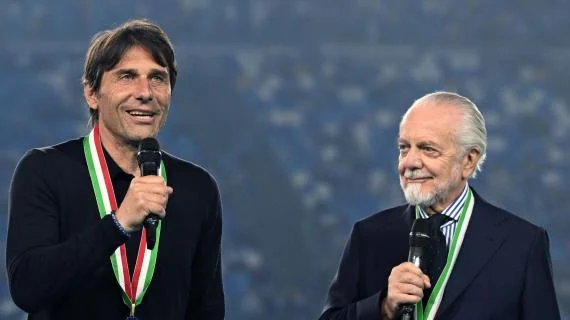 De Laurentiis komplimente trajnerit Conte: E mori sërish skuadrën nën kontroll