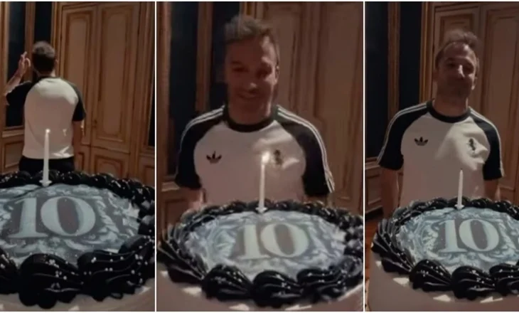 Del Piero festoi 51 vjetorin e lindjes, torta dhe surpriza e Juventusit ishte e gjitha bardhezi