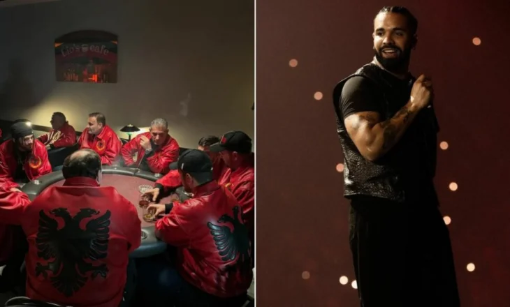Drake nuk i ndahet Shqipërisë, poston foton me simbolet kombëtare
