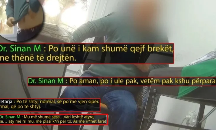 “E bëmë treshe me dy praktikante”, mjeku ngacmon seksualisht pacienten në Tiranë: Aman uli pak brekët, nuk më rr*het për këta…