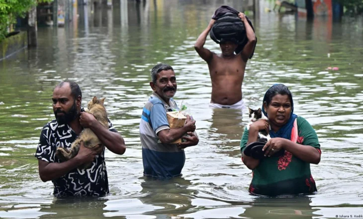 Emergjencë në Sri Lanka: Cikloni Ditwah shkakton 153 viktima dhe dëme masive