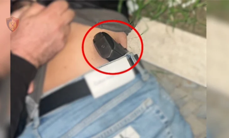 Emri/ Lëvizte me armë zjarri në qytetin e Lushnjës, arrestohet 33-vjeçari