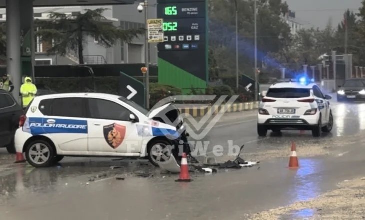 Fier/ Aksident mes makinës së Policisë dhe një automjeti “Benz”, tre të plagosur