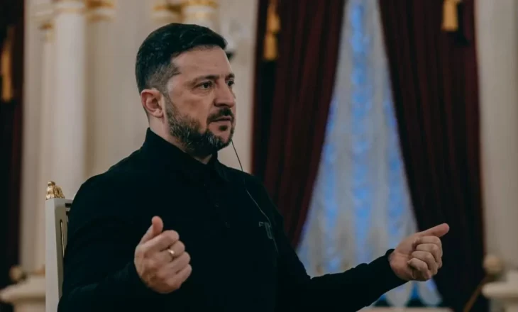 Foli për Trumpin, Zelenskyt i fiken 2 herë dritat gjatë intervistës për The Guardian