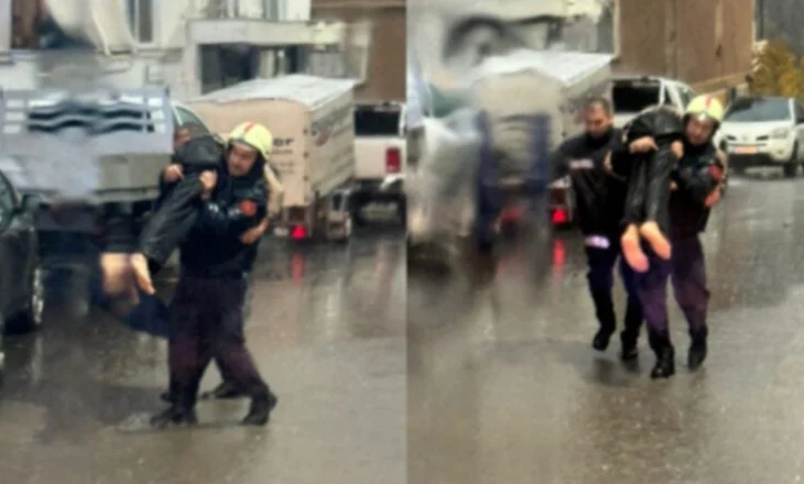 FOTO LAJM/ Situatë e rënduar nga reshjet në bashkinë Delvinë, përmbyten tre shtëpi, evakuohen banorët