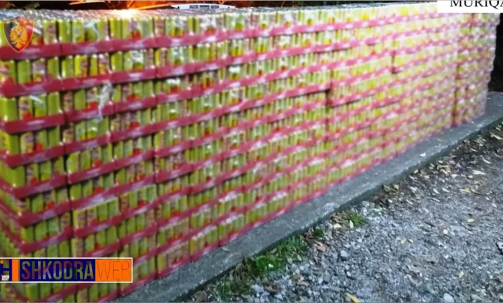 FOTO – Sekuestrohen në Muriqan rreth 8500 kanaçe pije freskuese kontrabandë, arrestohet 46- vjeçari…