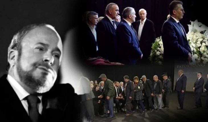 FOTO-VIDEO/ Homazhet për Fatos Nanon në Pallatin e Kongreseve, figura politike të njohura i japin lamtumirën e fundit