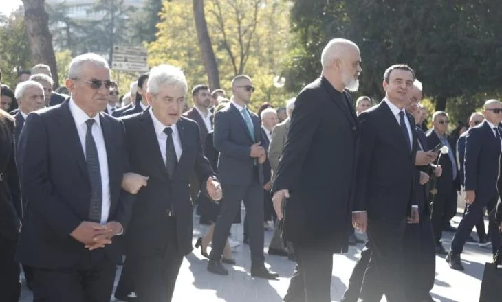 FOTOT/ Lamtumira e Fatos Nanos bashkon Ramën me Kurtin, Ali Ahmeti në krah të Ruçit! Mungojnë Berisha e Begaj