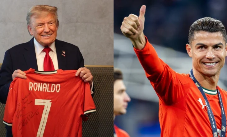 Futbolli “zbarkon” në Shtëpinë e Bardhë, Donald Trump pret sot Cristiano Ronaldon