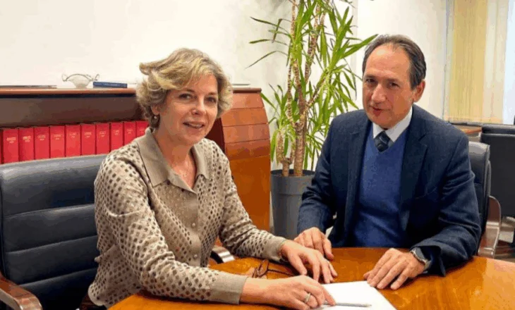 Gënjeshtër publike/ Bisedën me një ish-koleg italian, ministrja Sala e shet si ‘takim të rëndësishëm pune’