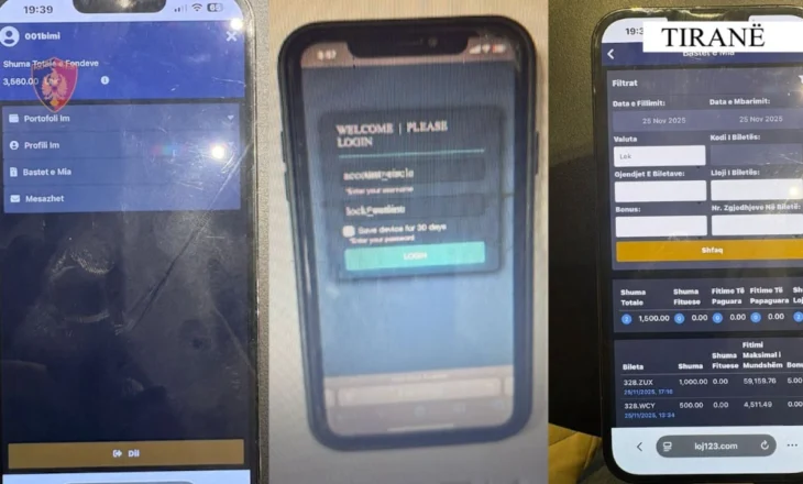 Goditet një rast i aktivitetit të lojërave të fatit, arrestohet pronari i lokalit dhe kamerieri