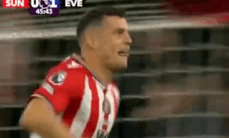 Granit Xhaka është lider i Sunderland-it, shënoi golin që i dha pikë skuadrës