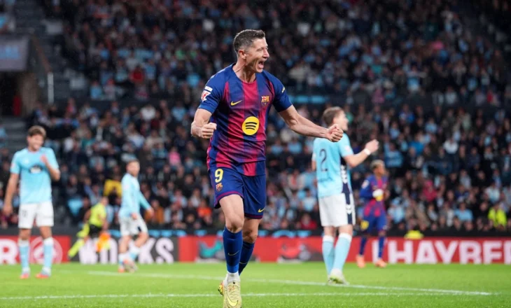 Hattrick i Lewandovski-t, Barça mund Celta-n dhe i afrohet kreut, Flick: Nuk ndikohemi nga e shkuara, shohim përpara me optimizëm