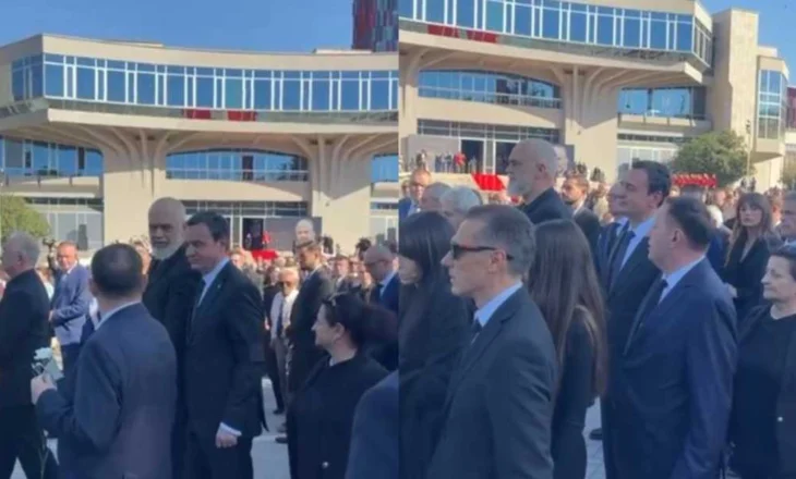 Homazhet në nder të Fatos Nanos bashkojnë Kurtin dhe Ramën, shihen krah për krah