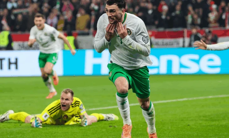 Irlanda eliminon Hungarinë dhe gëzon Shqipërinë