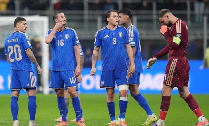 Italia, Botërori po bëhet makth, fati i “azzurrëve” kalon sërish nga “play-off”