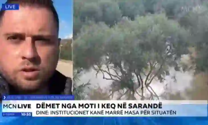 Jolio Dine tregon bilacin e permbytjeve ne Sarande: Mbi 500 hektarë tokë e përmbytur, 700 bagëti të ngordhura dhe mbi 200 shpendë