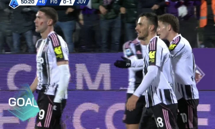 Juventus vuan, por e mbyll në avantazh pjesën e parë në Firence. Kostic nderon bardhezinjtë (video)