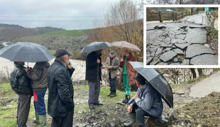 “Kemi të sëmurë që po presin në mëshirë të fatit”/ 10 fshatra u bllokuan nga moti i keq, banorët ngrihen në protestë