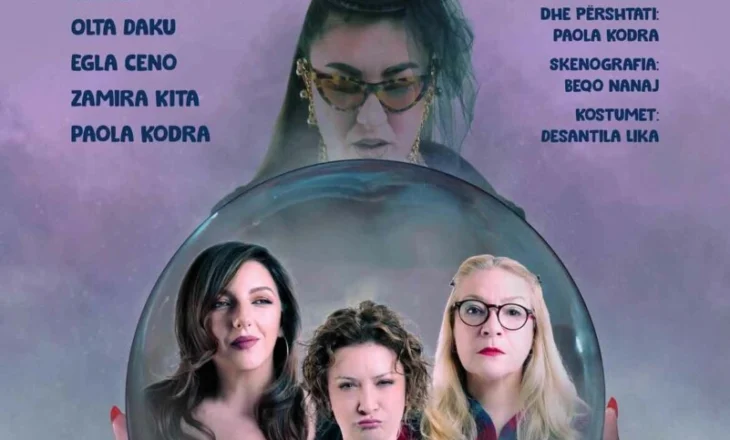 Komedia “Një martesë, një divorc, një funeral” në skenën e teatrit “Bylis”