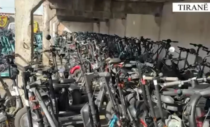 Kontrolle në rrugët e Tiranës, bllokohen 1336 monopatina dhe 126 mjete elektrike