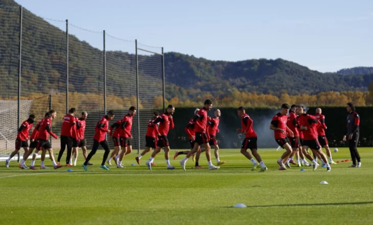 Kualifikueset e Kupës së Botës, Kombëtarja zhvillon seancën e dytë stërvitore në Spanjë para ndeshjes me Andorrën