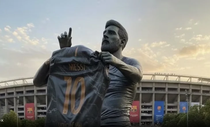 Laporta: Një statujë e Messit në “Camp Nou”, presim miratimin e familjes së tij
