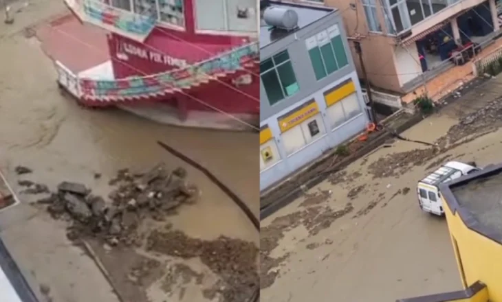 Lezha përfshihet nga reshjet e dendura, përmbyten disa lagje, emergjencat në terren