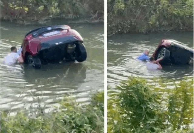 Makina bie në kanal, shqiptari bëhet hero: Shpëton të moshuarin në Itali