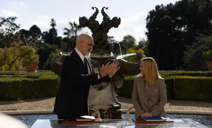 Mbledhja e dy qeverive, Rama dhe Meloni firmosin marrëveshjet e bashkëpunimit