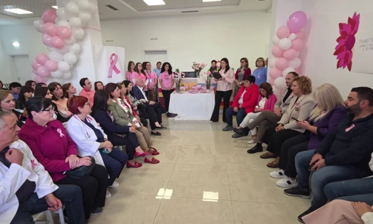 Mbyllet fushata ndërgjegjësuese për “Tetorin Rozë” në Fier, mjekët thirrje për të bërë kontrollet