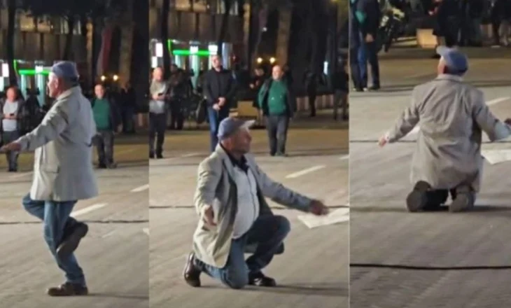 Mes toneve të forta nga opozita kundër Ramës, protestuesi kërcen në mes të bulevardit