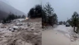 Moti i keq në Lezhë/ ‘Paralizohet’ vendi, evakuohen 4 familje, situata mbetet kritike në rezervuarin e Kallmetit