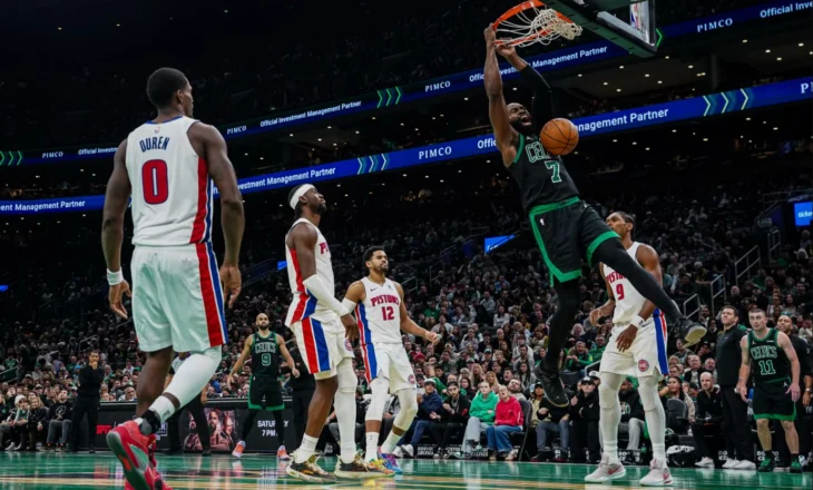 NBA/  Pistons “bie” në Boston, Oklahoma nuk di të ndalet, fitorja e 18-të sezonale