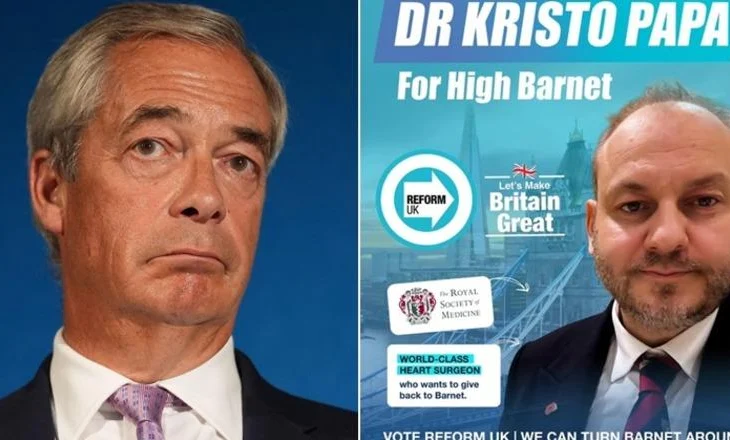 Nuk e kandidoi PS për deputet, mjeku shqiptar i bashkohet partisë anti emigrantë “Reform UK” të Nigel Farage